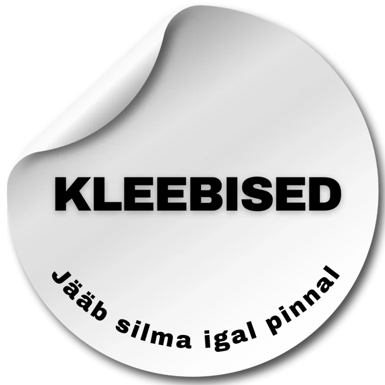 Kleebiste trükk ja lõikamine – kvaliteetsed kleebised igale pinnale