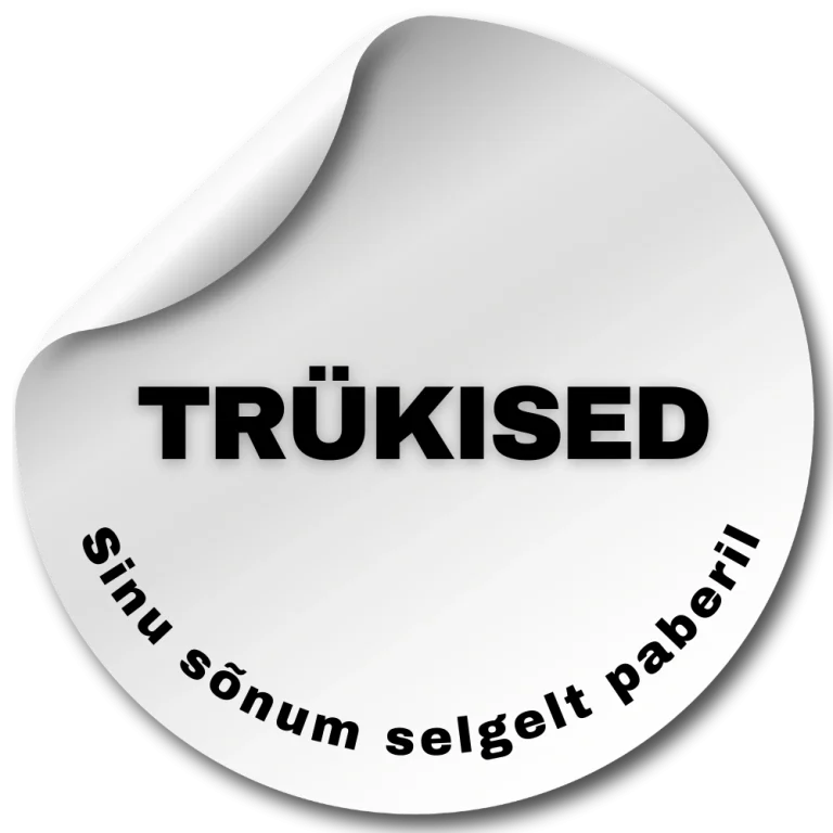 Trükised – kvaliteetne paberi trükk kataloogidele, voldikutele ja reklaamile